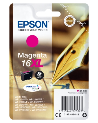 Patrone Epson 16 magenta XL T1633