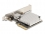 Delock PCI Express x4 Networking Card 10 Gigabit LAN 1 x RJ45 AQC107S