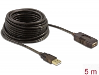 Delock Cable USB 2.0 Extension, active 5 m