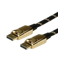 ROLINE GOLD DisplayPort Cable, DP-DP, M/M, 3.0 m