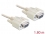 Delock Cable Serial Null modem 9 pin female > 9 pin female 1.8 m