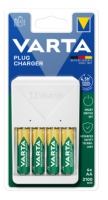 Varta Ladegerät Plug Charger inkl. 4x AA 2100mAh NEW