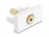 Delock Easy 45 Module stereo jack female 3.5 mm 4 pin to stereo jack female 3.5 mm 4 pin gold plated white