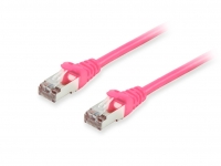 Equip Patchkabel Cat6A S/FTP 2xRJ45 25.00m pink LSZH Polybeutel