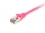 Equip Patchkabel Cat6A S/FTP 2xRJ45 25.00m pink LSZH Polybeutel