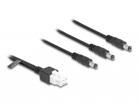 Delock Cable Mini-Fit 4.2 mm 6 pin male to 3 x DC 5.5 x 2.5 mm male 1 m black