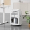 VALUE Open Shelf Mobile Cabinet, white