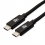 ROLINE Cable USB4 Gen3x2, with Emark, C–C, M/M, 240W, black, 3 m