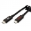 ROLINE Cable USB4 Gen3x2, with Emark, C–C, M/M, 240W, black, 3 m