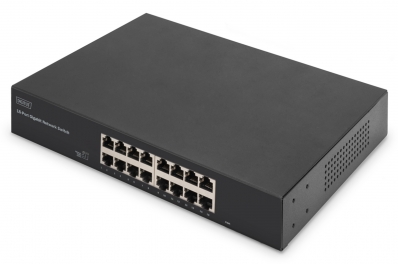 Digitus 16-Port Gigabit Switch, 19 inch, Unmanaged