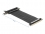 Delock Riser Card PCI Express 4.0 x16 male to x16 slot 90° angled with cable 30 cm