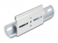 Delock Aluminium Mounting Clip for DIN Rail 80.0 x 47.8 mm silver