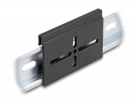 Delock Aluminium Mounting Clip for DIN Rail 70.0 x 47.8 mm black