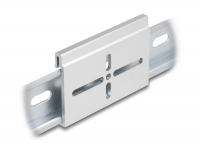 Delock Aluminium Mounting Clip for DIN Rail 70.0 x 47.8 mm silver