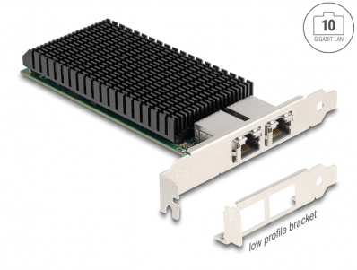 Delock PCI Express x8 Card 2 x RJ45 10 Gigabit LAN X540