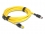 Delock Cable RJ45 plug Cat.6 to Mini I/O 8 pin D-shape type 2 plug 3 m yellow