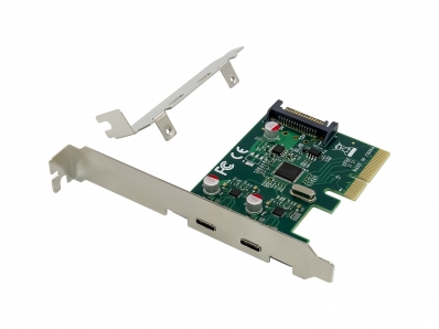 CONCEPTRONIC PCI Express Card 2xPort USB 3.2 Gen2 Typ-C sw