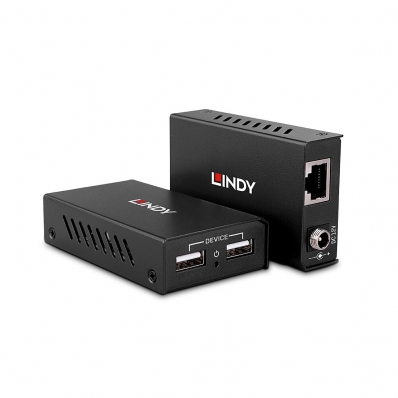 LINDY 100m 2 Port USB 2.0 Cat.6 Extender