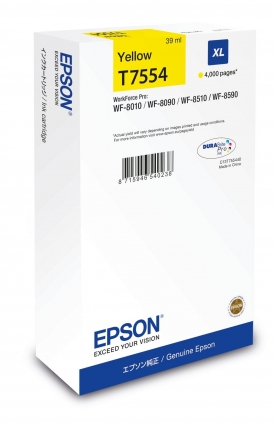 Patrone Epson T7554 yellow Xl T7554