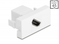 Delock Easy 45 Module HDMI female to female diagonal 8K 60 Hz white