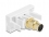 Delock Easy 45 Module Mini-DIN 6 pin female to female gold plated white