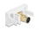 Delock Easy 45 Module Mini-DIN 4 pin female to female gold plated white