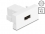 Delock Easy 45 module EASY-USB 2.0 Type-A female to EASY-USB Type-A female white