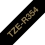 Textilband Brother 24mmx4m schwarz/gold TZE-R354