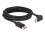 Delock DisplayPort cable male straight to male 90° downwards angled 8K 60 Hz 5 m