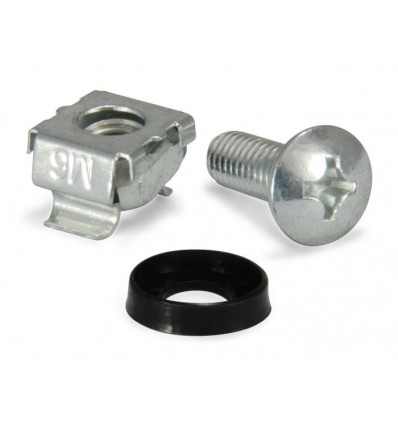 M6 Cage Nut and Screw Set, 50 Sets/pack