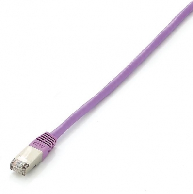 Equip Patchkabel Cat6 S/FTP 2xRJ45 7.50m violet LSZH Polybeutel